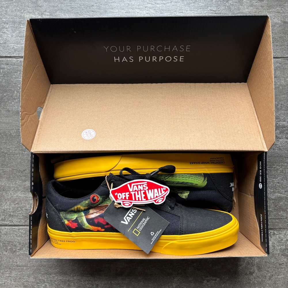 Vans x National Geographic Old Skool Sneakers Limited Edition | Size 10 Men’s